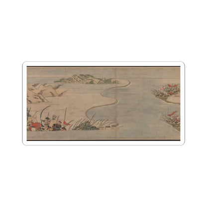 Unidentified artist - A Long Tale for an Autumn Night (Aki no yo nagamonogatari) - ca. 1400 v19 - STICKER Vinyl Kiss-Cut Decal