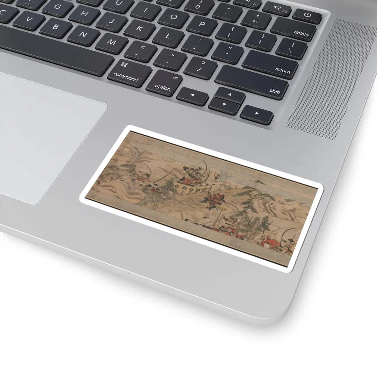 Unidentified artist - A Long Tale for an Autumn Night (Aki no yo nagamonogatari) - ca. 1400 v20 - STICKER Vinyl Kiss-Cut Decal