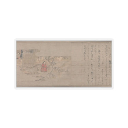 Unidentified artist - A Long Tale for an Autumn Night (Aki no yo nagamonogatari) - ca. 1400 v3 - STICKER Vinyl Kiss-Cut Decal