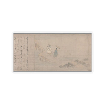 Unidentified artist - A Long Tale for an Autumn Night (Aki no yo nagamonogatari) - ca. 1400 v7 - STICKER Vinyl Kiss-Cut Decal