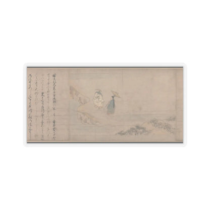 Unidentified artist - A Long Tale for an Autumn Night (Aki no yo nagamonogatari) - ca. 1400 v7 - STICKER Vinyl Kiss-Cut Decal
