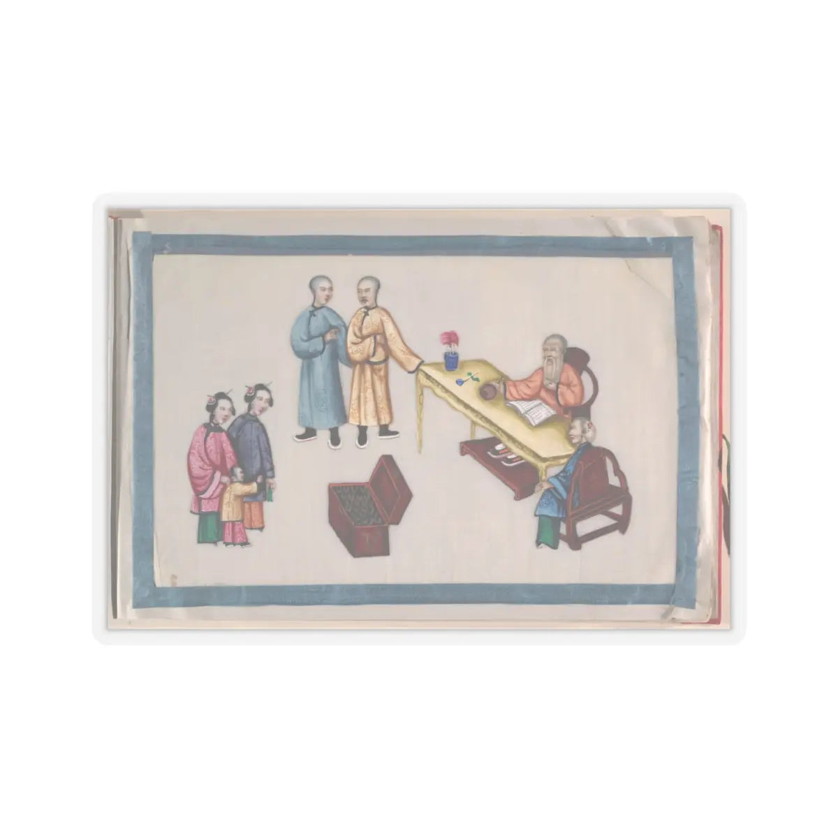 Unidentified artist - Album - late 19th century v3 - STICKER Vinyl Kiss-Cut Decal