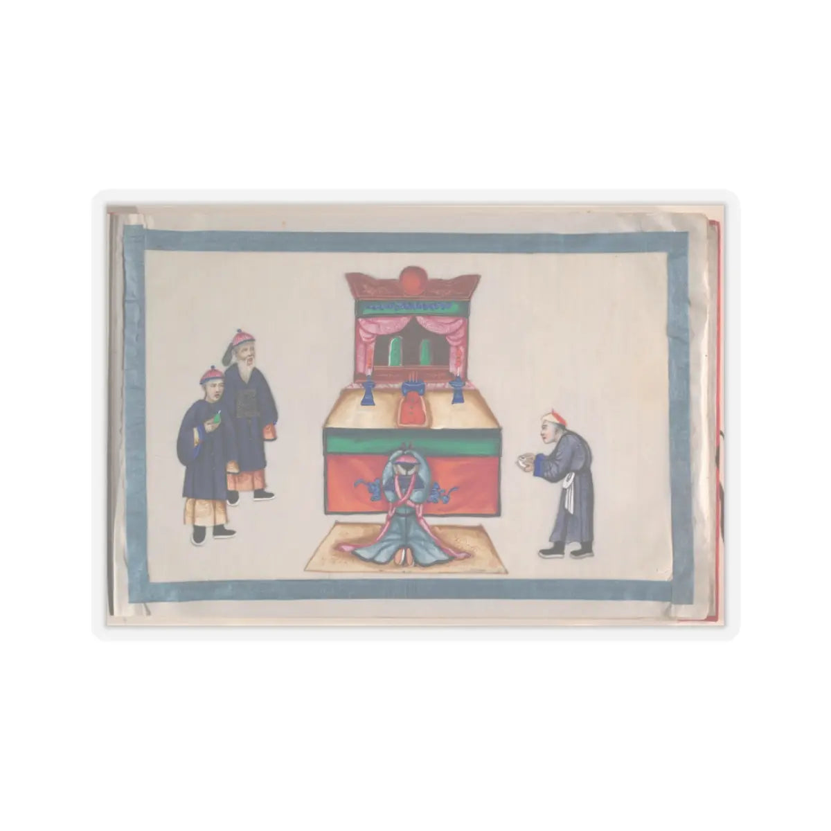 Unidentified artist - Album - late 19th century v4 - STICKER Vinyl Kiss-Cut Decal