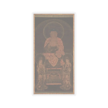 Unidentified artist - Amitabha triad - ca. 13th century v1 - STICKER Vinyl Kiss-Cut Decal