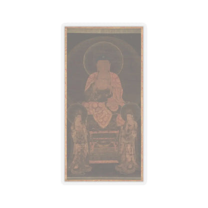 Unidentified artist - Amitabha triad - ca. 13th century v1 - STICKER Vinyl Kiss-Cut Decal