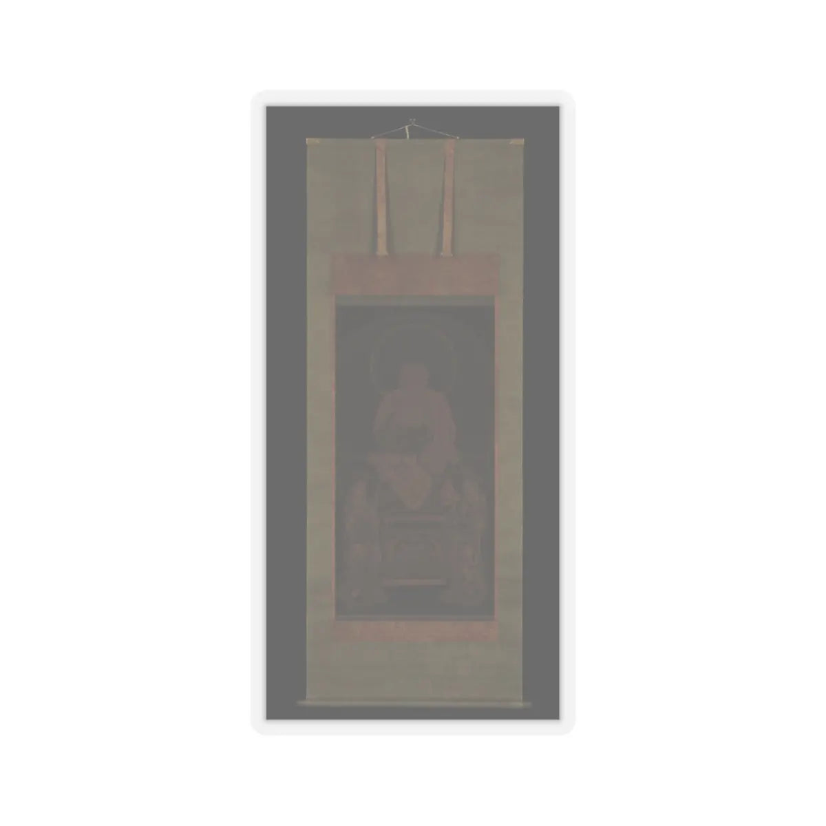 Unidentified artist - Amitabha triad - ca. 13th century v2 - STICKER Vinyl Kiss-Cut Decal
