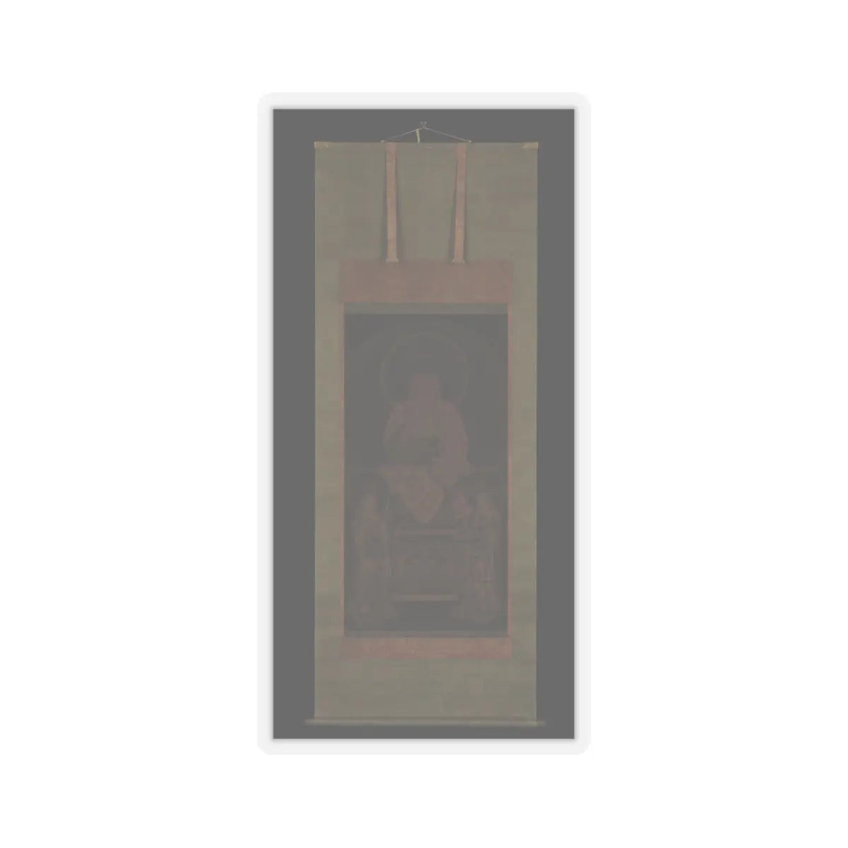 Unidentified artist - Amitabha triad - ca. 13th century v2 - STICKER Vinyl Kiss-Cut Decal
