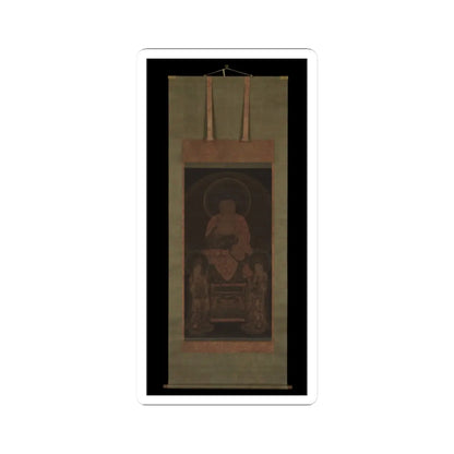 Unidentified artist - Amitabha triad - ca. 13th century v2 - STICKER Vinyl Kiss-Cut Decal