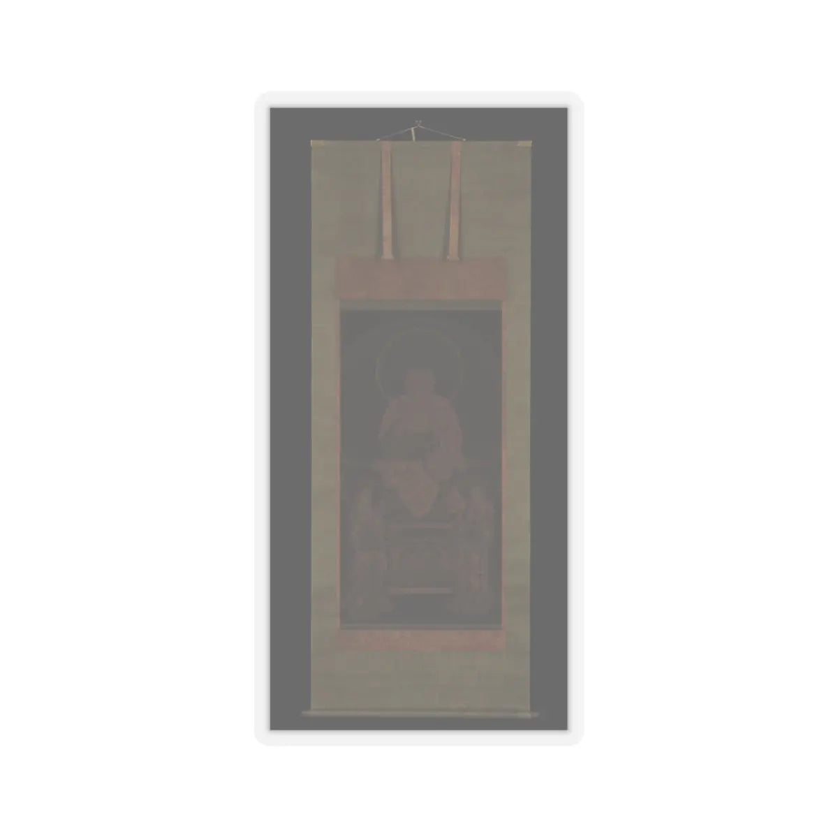 Unidentified artist - Amitabha triad - ca. 13th century v2 - STICKER Vinyl Kiss-Cut Decal