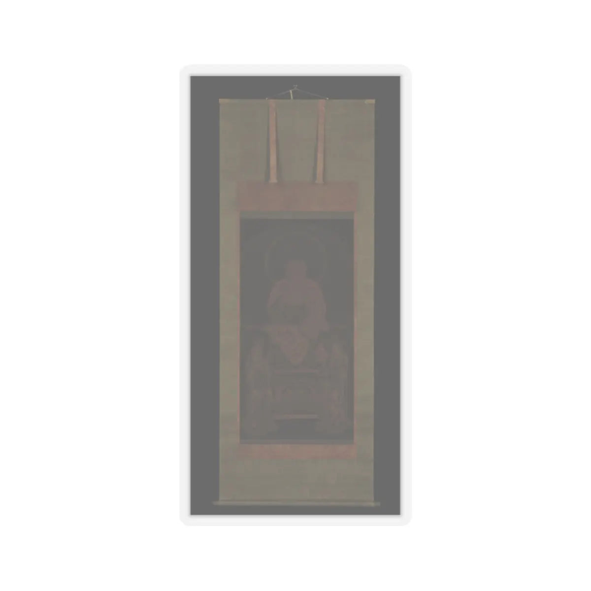 Unidentified artist - Amitabha triad - ca. 13th century v2 - STICKER Vinyl Kiss-Cut Decal