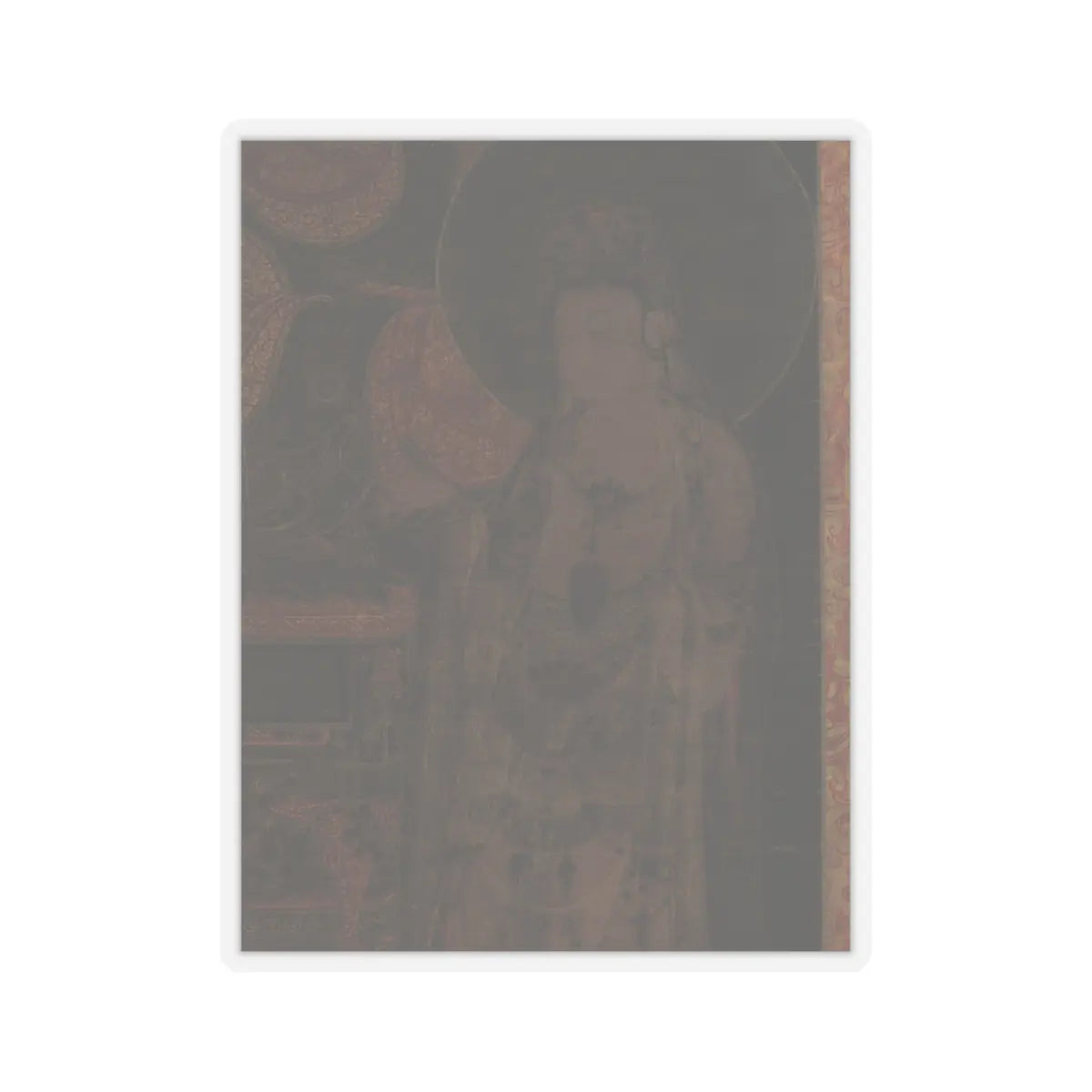 Unidentified artist - Amitabha triad - ca. 13th century v5 - STICKER Vinyl Kiss-Cut Decal