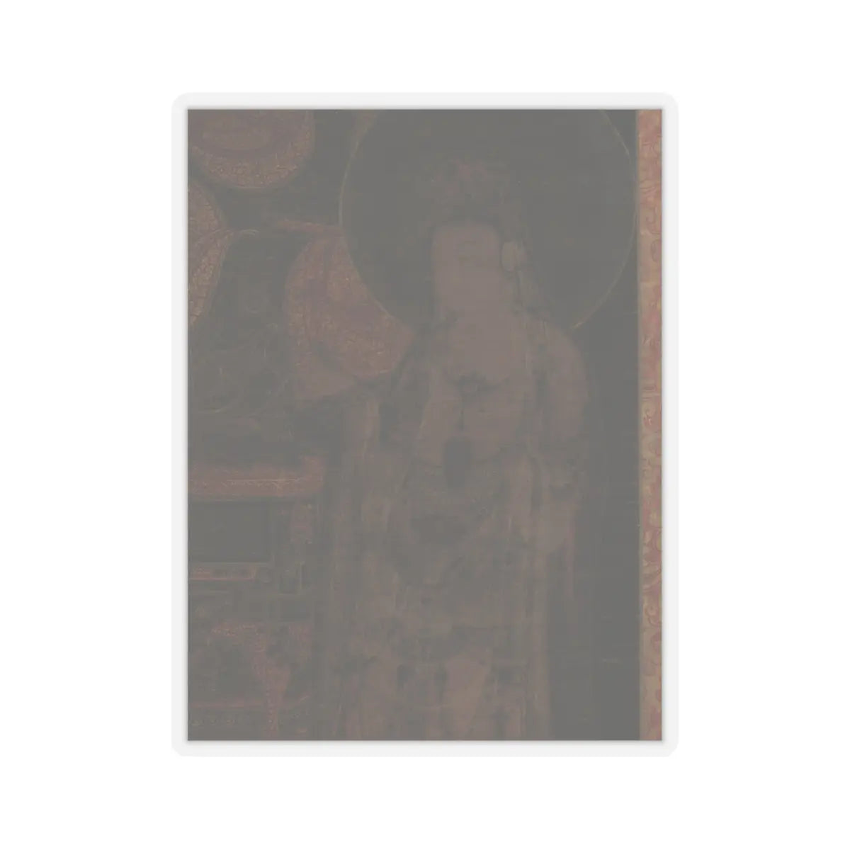 Unidentified artist - Amitabha triad - ca. 13th century v5 - STICKER Vinyl Kiss-Cut Decal