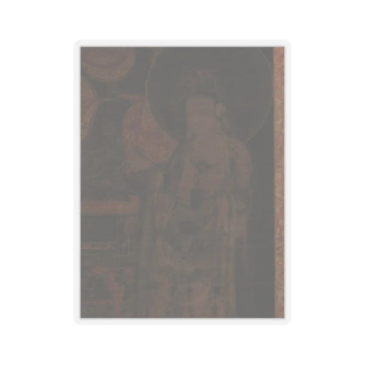 Unidentified artist - Amitabha triad - ca. 13th century v5 - STICKER Vinyl Kiss-Cut Decal
