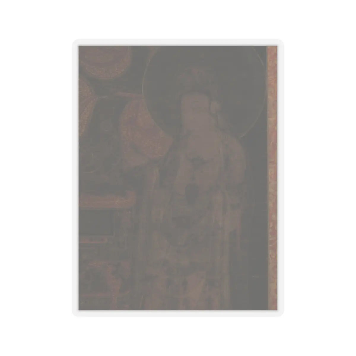 Unidentified artist - Amitabha triad - ca. 13th century v5 - STICKER Vinyl Kiss-Cut Decal