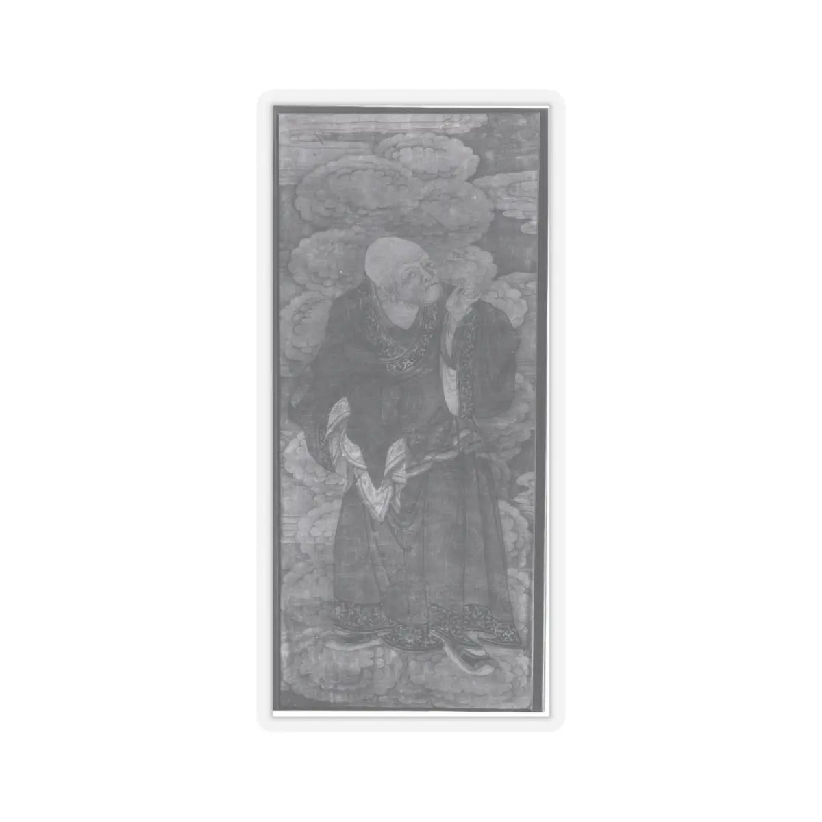 Unidentified artist - An Arhat in the Clouds - 16th century - STICKER Vinyl Kiss-Cut Decal