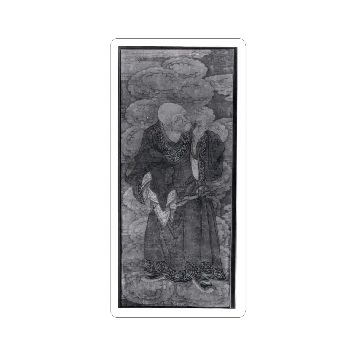 Unidentified artist - An Arhat in the Clouds - 16th century - STICKER Vinyl Kiss-Cut Decal