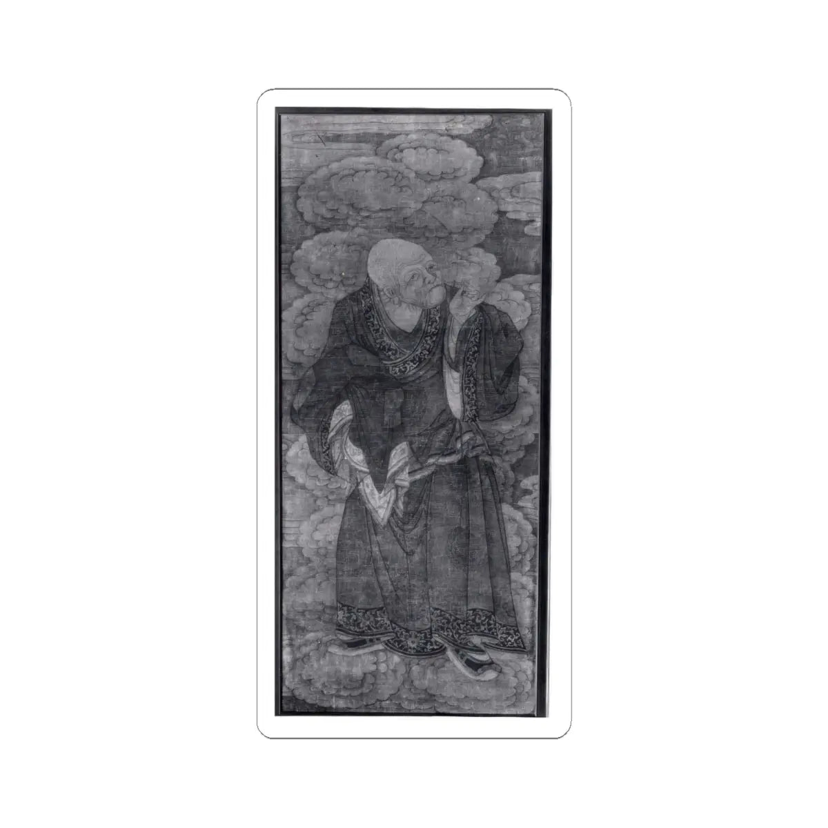 Unidentified artist - An Arhat in the Clouds - 16th century - STICKER Vinyl Kiss-Cut Decal