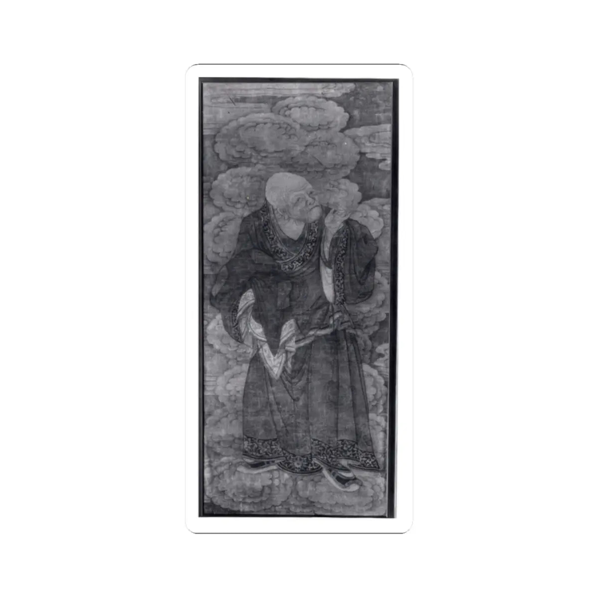 Unidentified artist - An Arhat in the Clouds - 16th century - STICKER Vinyl Kiss-Cut Decal