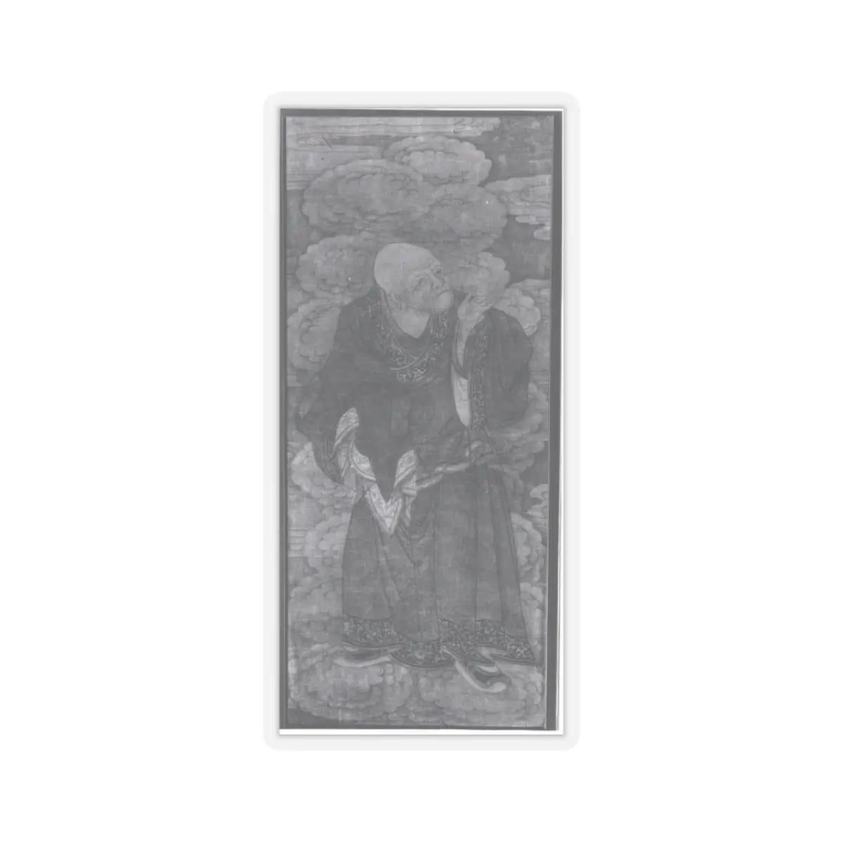 Unidentified artist - An Arhat in the Clouds - 16th century - STICKER Vinyl Kiss-Cut Decal