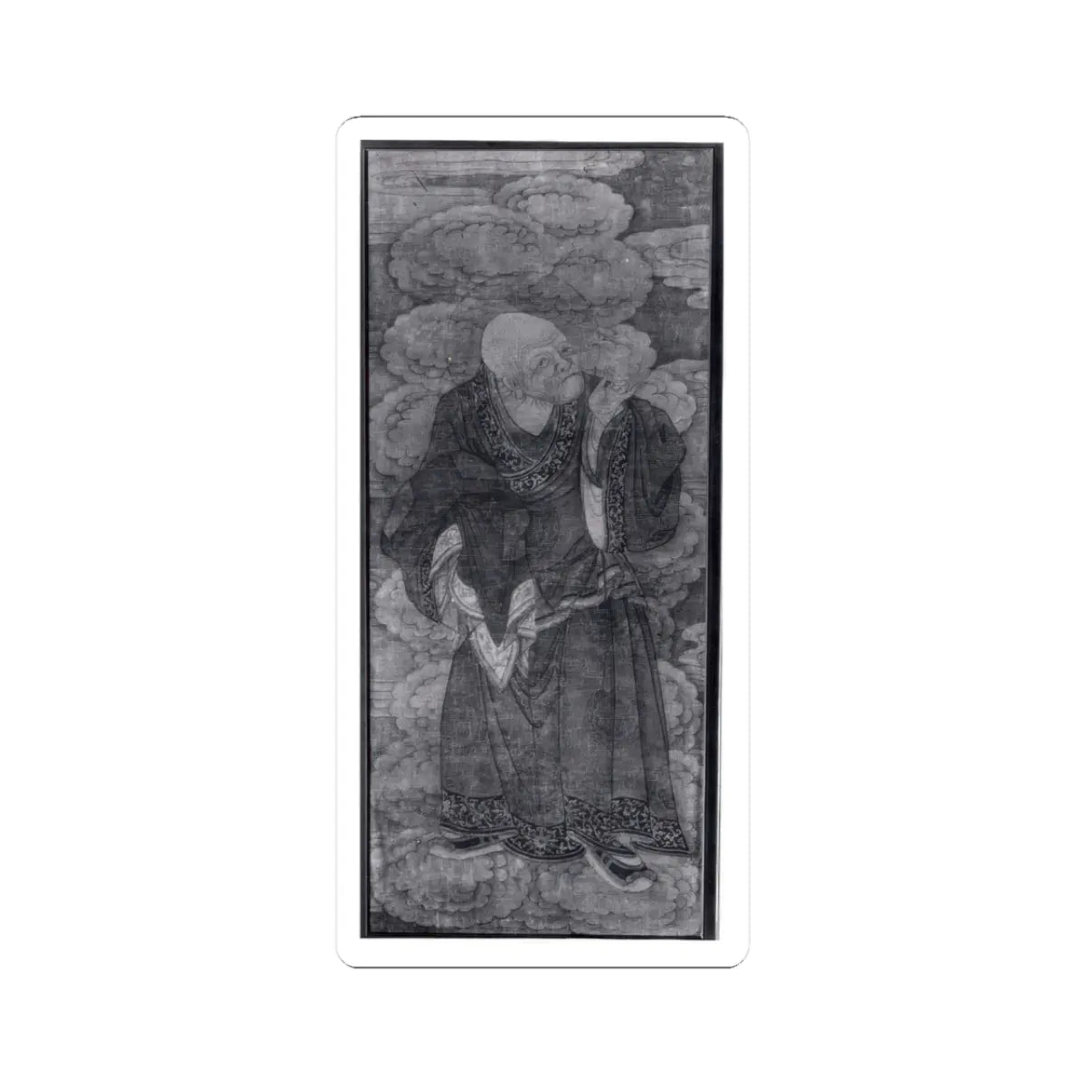 Unidentified artist - An Arhat in the Clouds - 16th century - STICKER Vinyl Kiss-Cut Decal