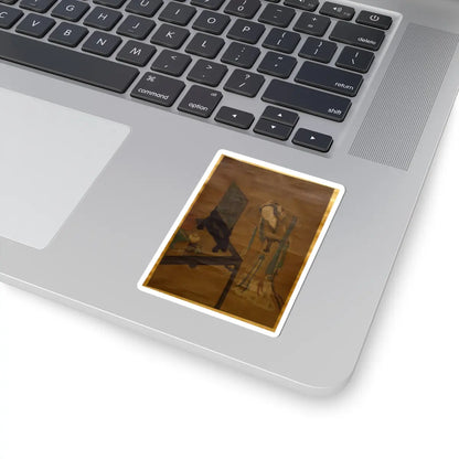 Unidentified artist - At the Dressing Table - 19th century - STICKER Vinyl Kiss-Cut Decal