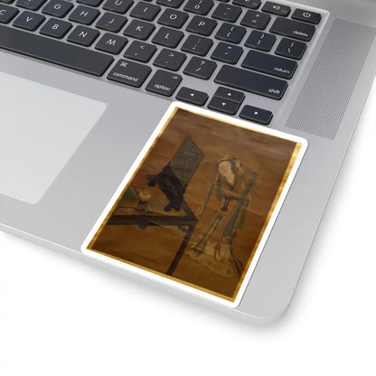 Unidentified artist - At the Dressing Table - 19th century - STICKER Vinyl Kiss-Cut Decal