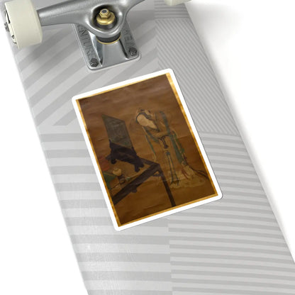 Unidentified artist - At the Dressing Table - 19th century - STICKER Vinyl Kiss-Cut Decal