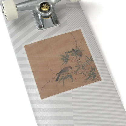 Unidentified artist - Bamboo Branch with Berries and Birds - 17th century - STICKER Vinyl Kiss-Cut Decal