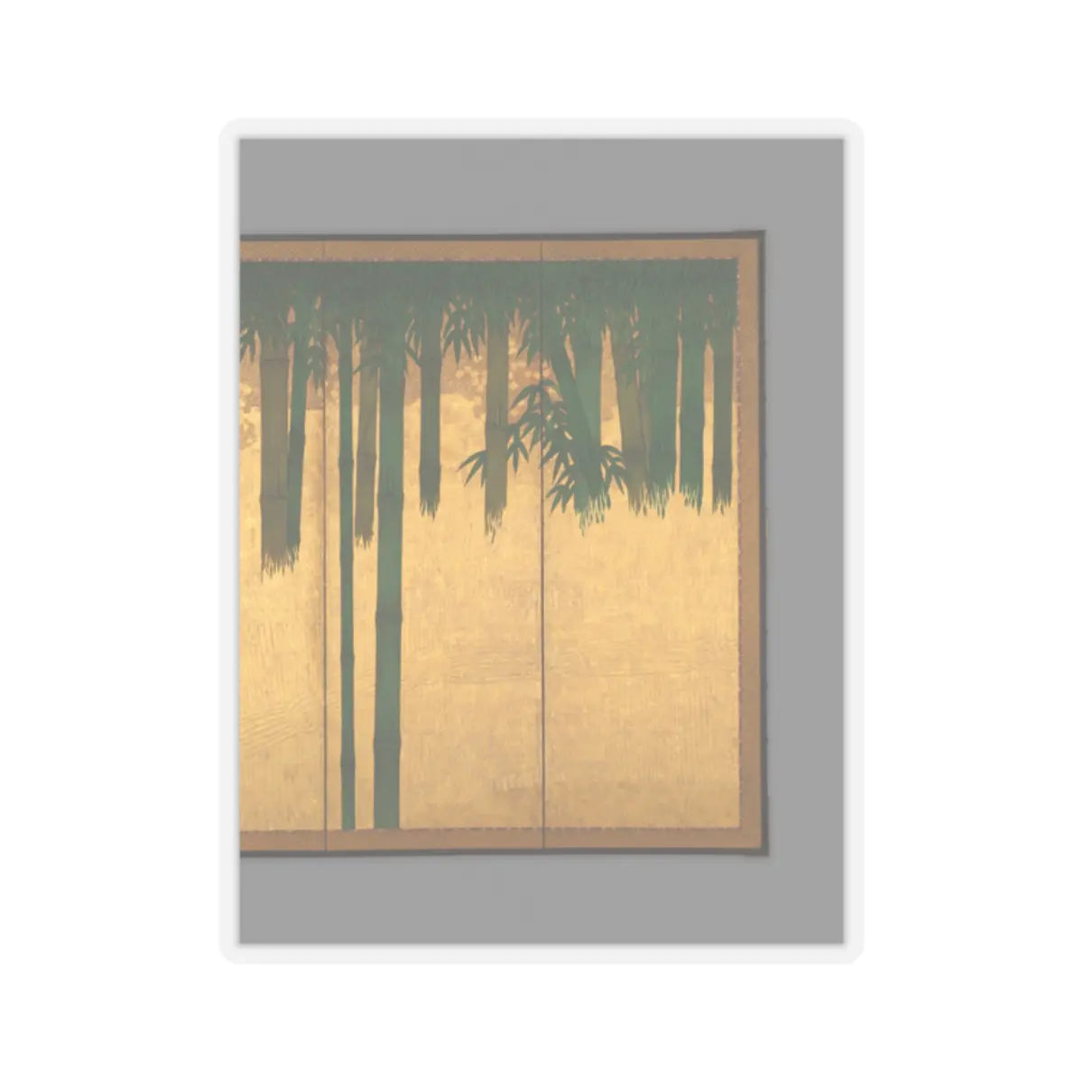 Unidentified artist - Bamboo Grove - second half 17th century v2 - STICKER Vinyl Kiss-Cut Decal