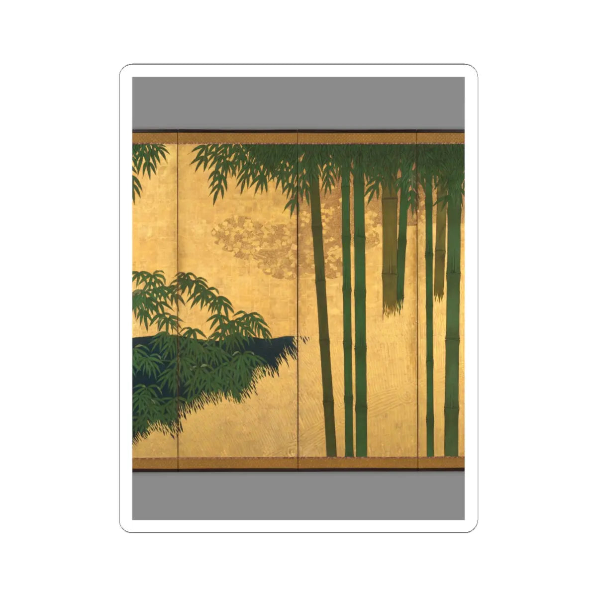 Unidentified artist - Bamboo Grove - second half 17th century v3 - STICKER Vinyl Kiss-Cut Decal