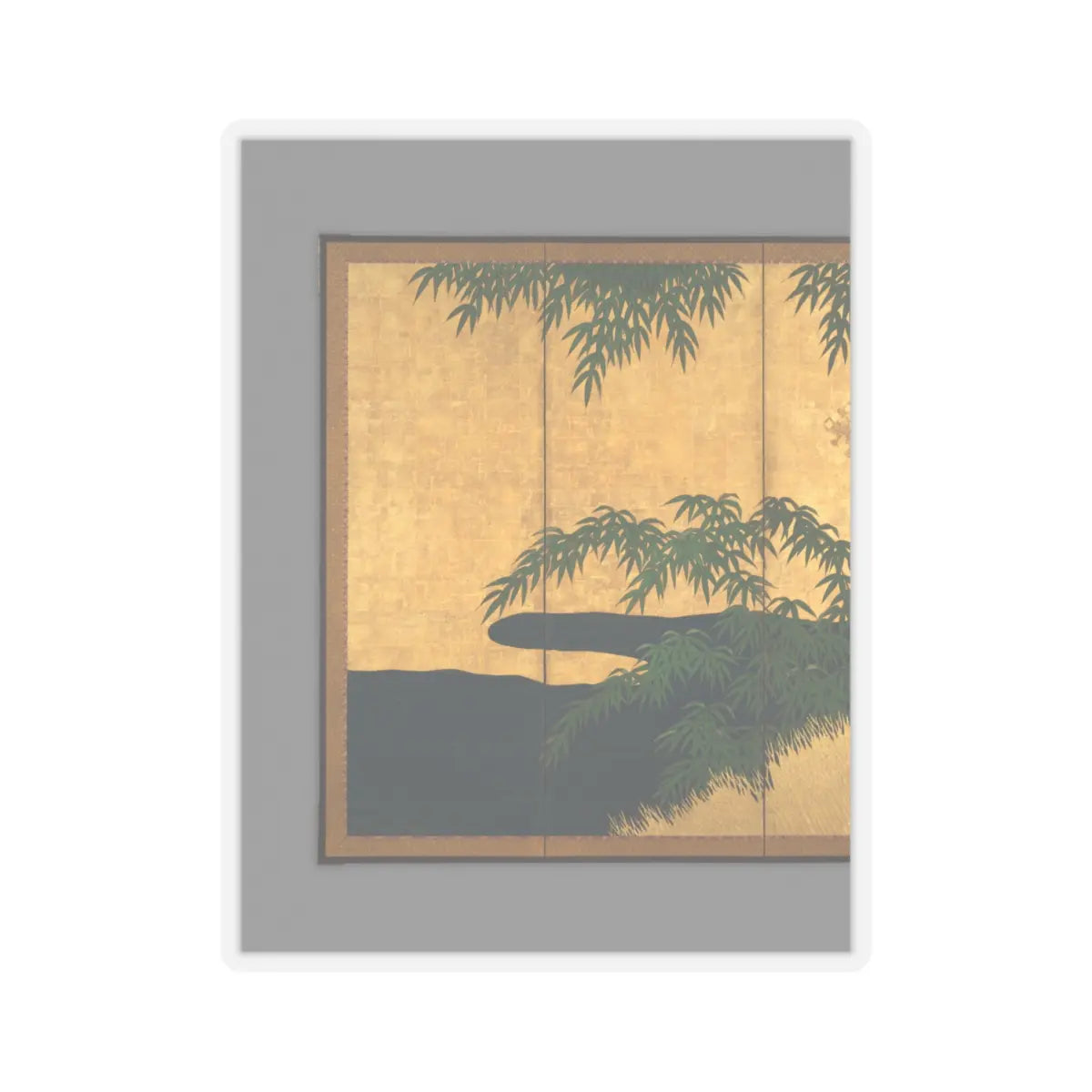 Unidentified artist - Bamboo Grove - second half 17th century v4 - STICKER Vinyl Kiss-Cut Decal