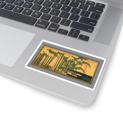 Unidentified artist - Bamboo Grove - second half 17th century v5 - STICKER Vinyl Kiss-Cut Decal