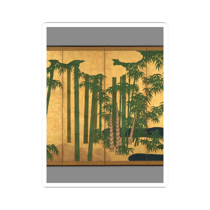 Unidentified artist - Bamboo Grove - second half 17th century v7 - STICKER Vinyl Kiss-Cut Decal