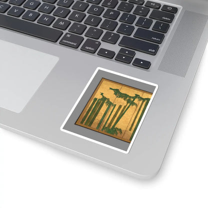Unidentified artist - Bamboo Grove - second half 17th century v8 - STICKER Vinyl Kiss-Cut Decal