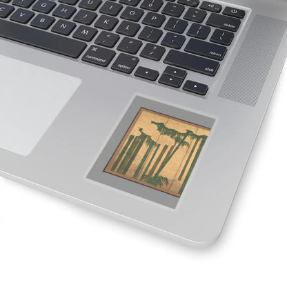 Unidentified artist - Bamboo Grove - second half 17th century v8 - STICKER Vinyl Kiss-Cut Decal