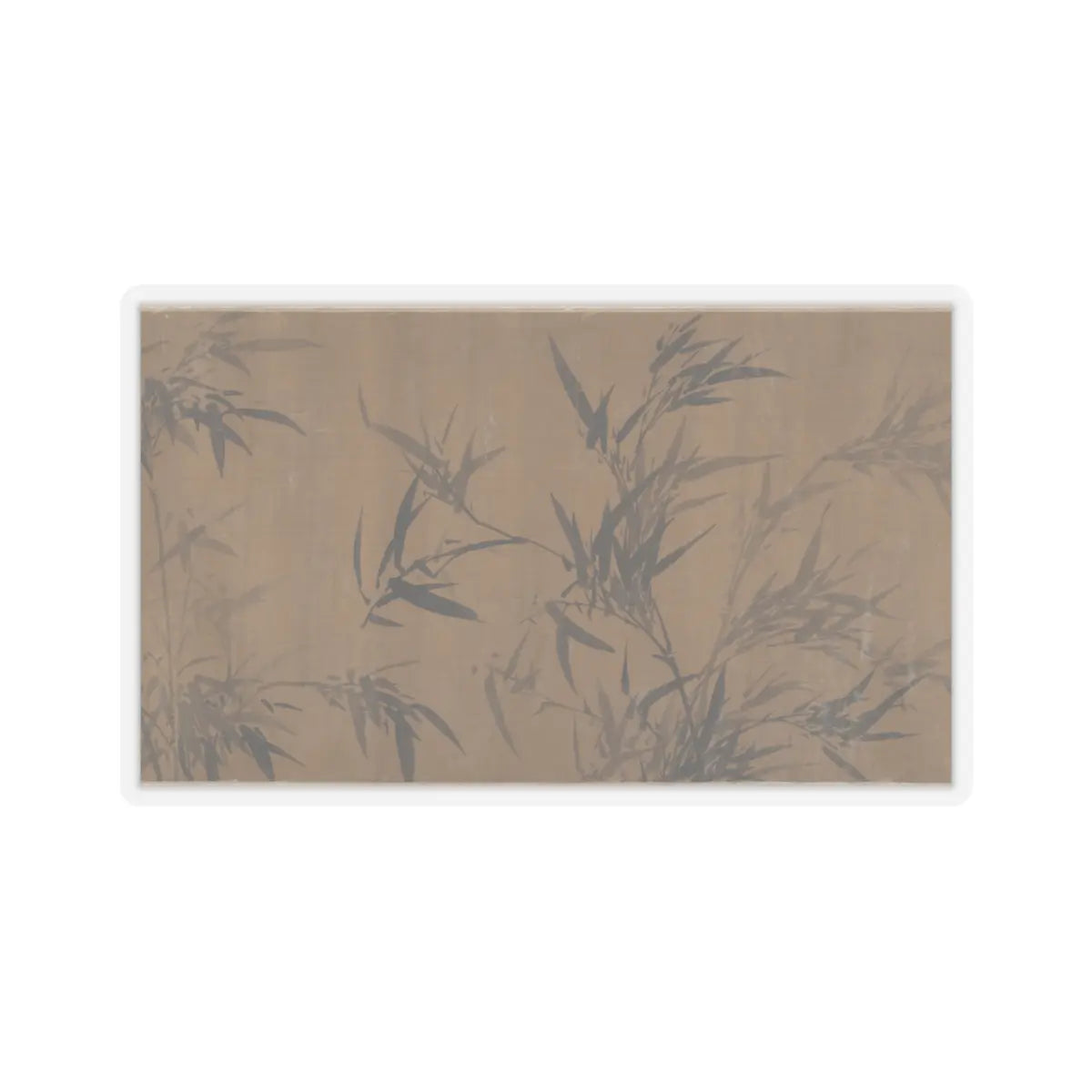 Unidentified artist - Bamboos - unknown v13 - STICKER Vinyl Kiss-Cut Decal