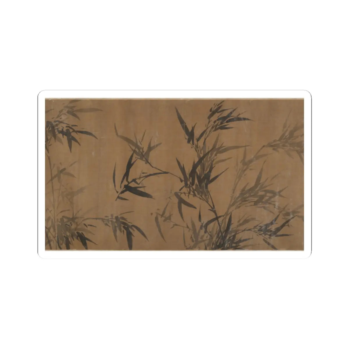 Unidentified artist - Bamboos - unknown v13 - STICKER Vinyl Kiss-Cut Decal