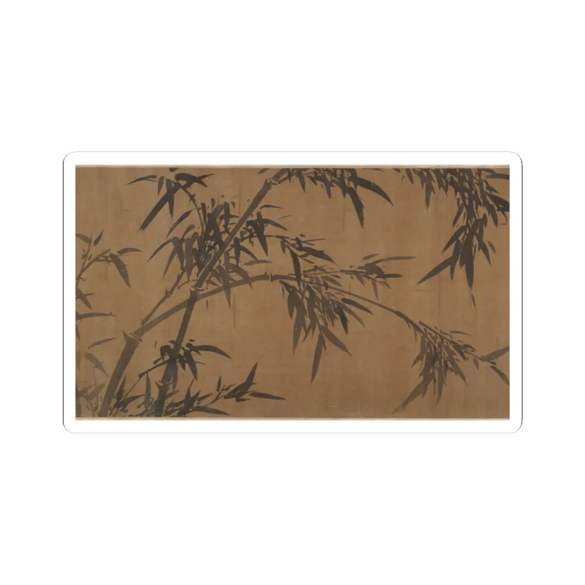 Unidentified artist - Bamboos - unknown v19 - STICKER Vinyl Kiss-Cut Decal