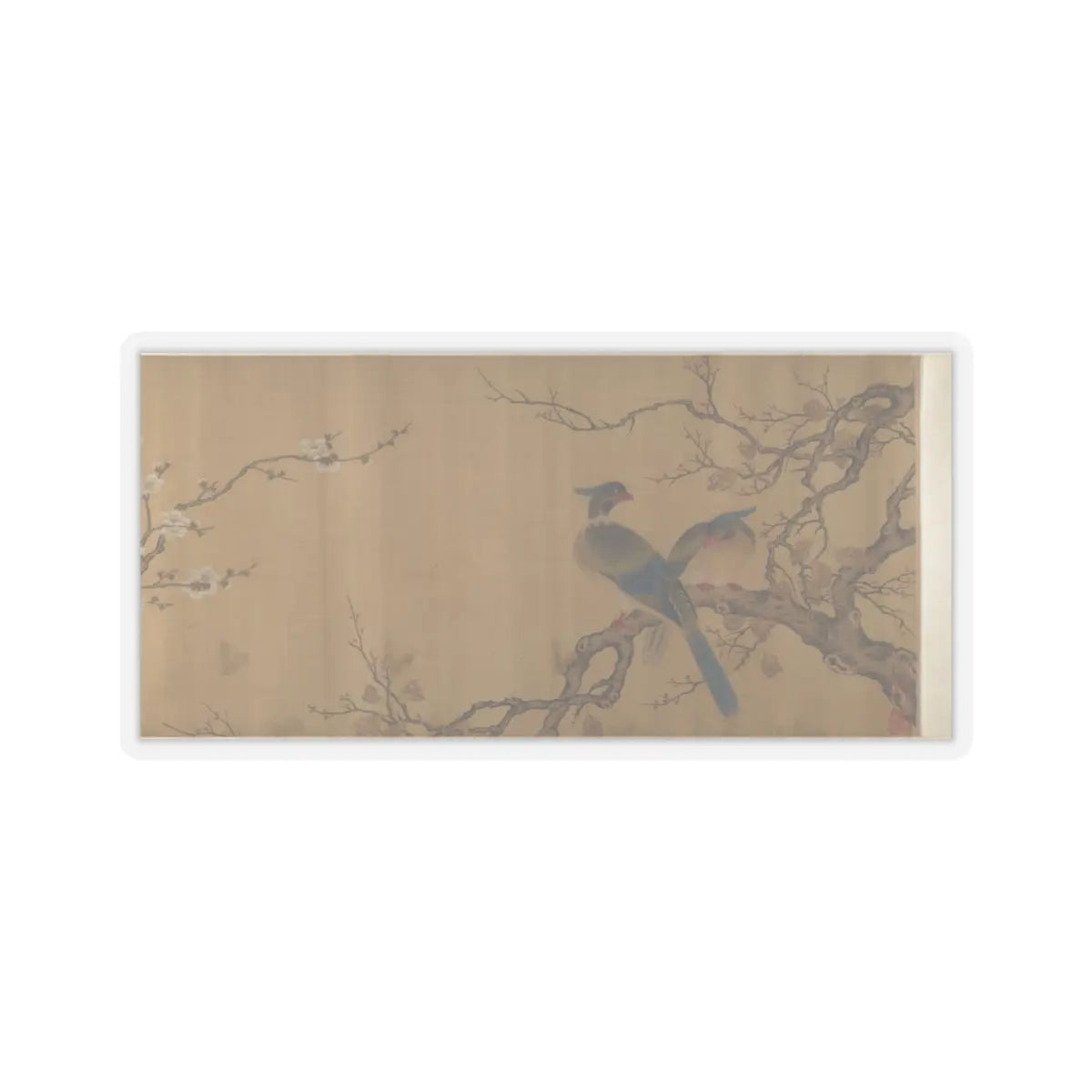 Unidentified artist - Birds on Branches - unknown v6 - STICKER Vinyl Kiss-Cut Decal