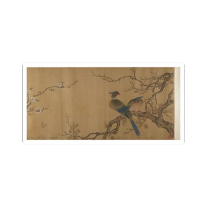 Unidentified artist - Birds on Branches - unknown v6 - STICKER Vinyl Kiss-Cut Decal