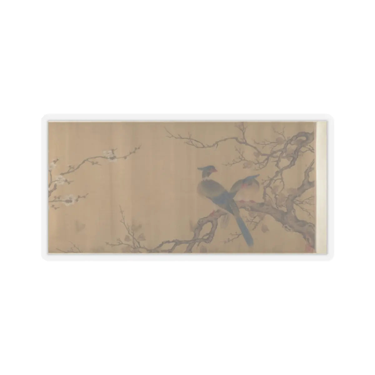 Unidentified artist - Birds on Branches - unknown v6 - STICKER Vinyl Kiss-Cut Decal