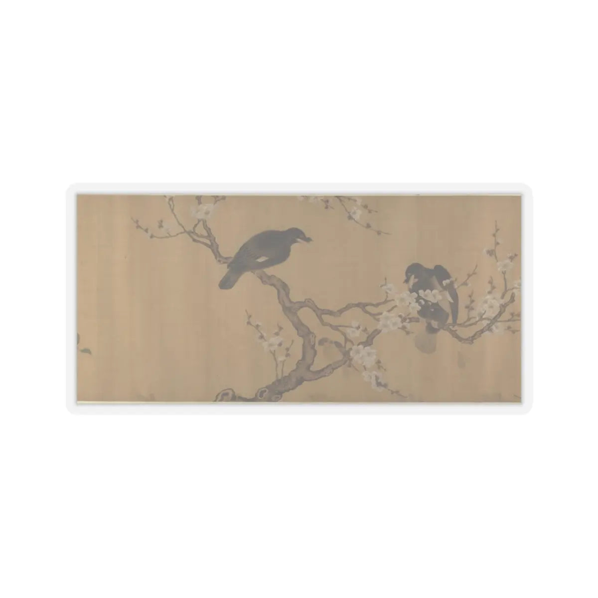 Unidentified artist - Birds on Branches - unknown v7 - STICKER Vinyl Kiss-Cut Decal