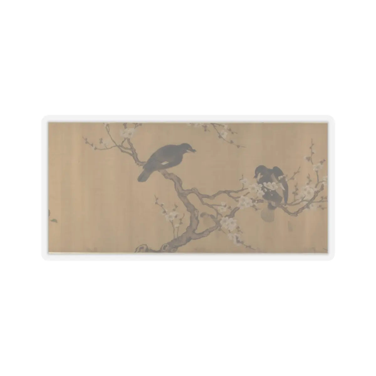 Unidentified artist - Birds on Branches - unknown v7 - STICKER Vinyl Kiss-Cut Decal