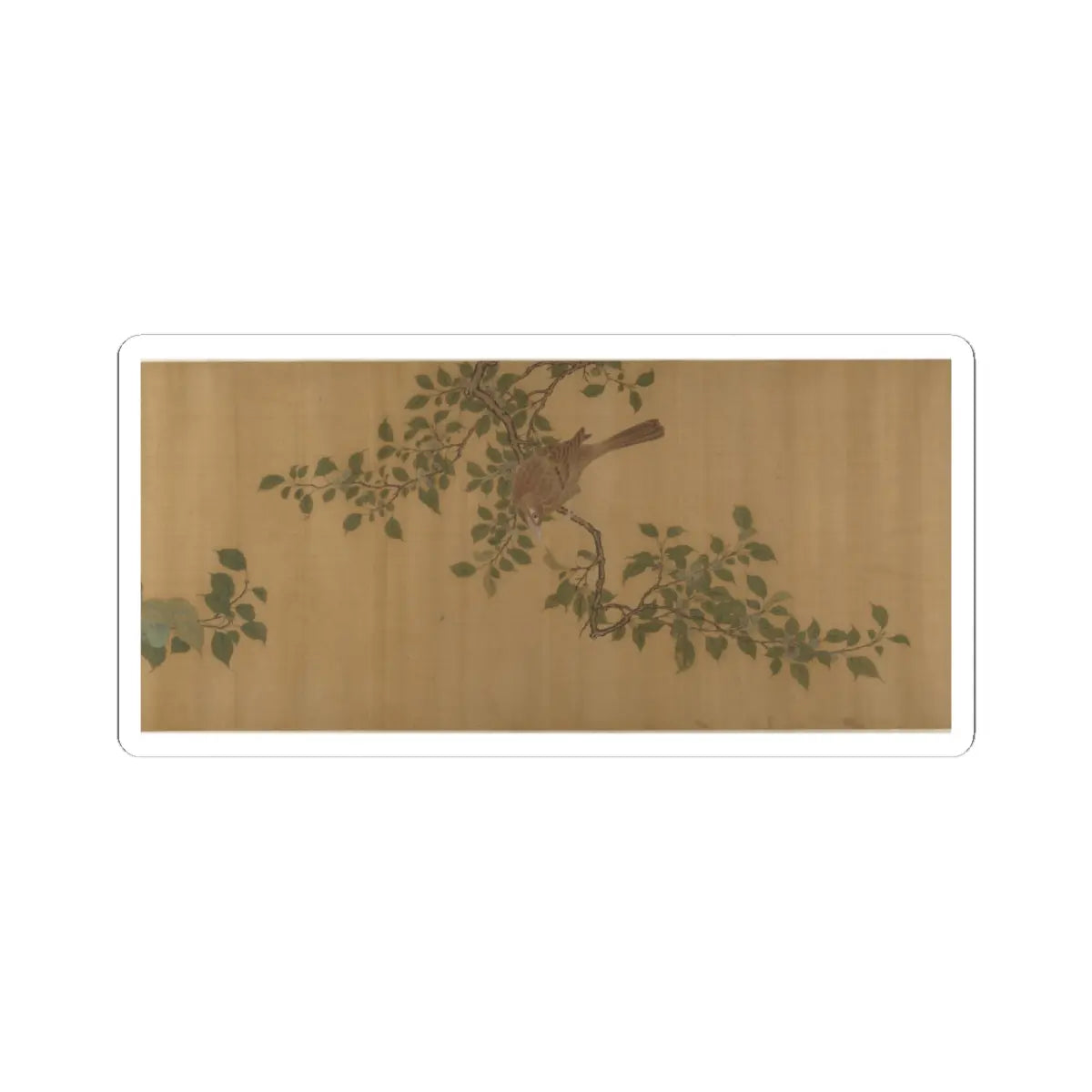 Unidentified artist - Birds on Branches - unknown v8 - STICKER Vinyl Kiss-Cut Decal