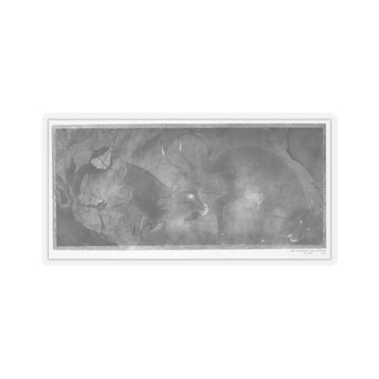 Unidentified artist - Boy with Two Goats - unknown - STICKER Vinyl Kiss-Cut Decal
