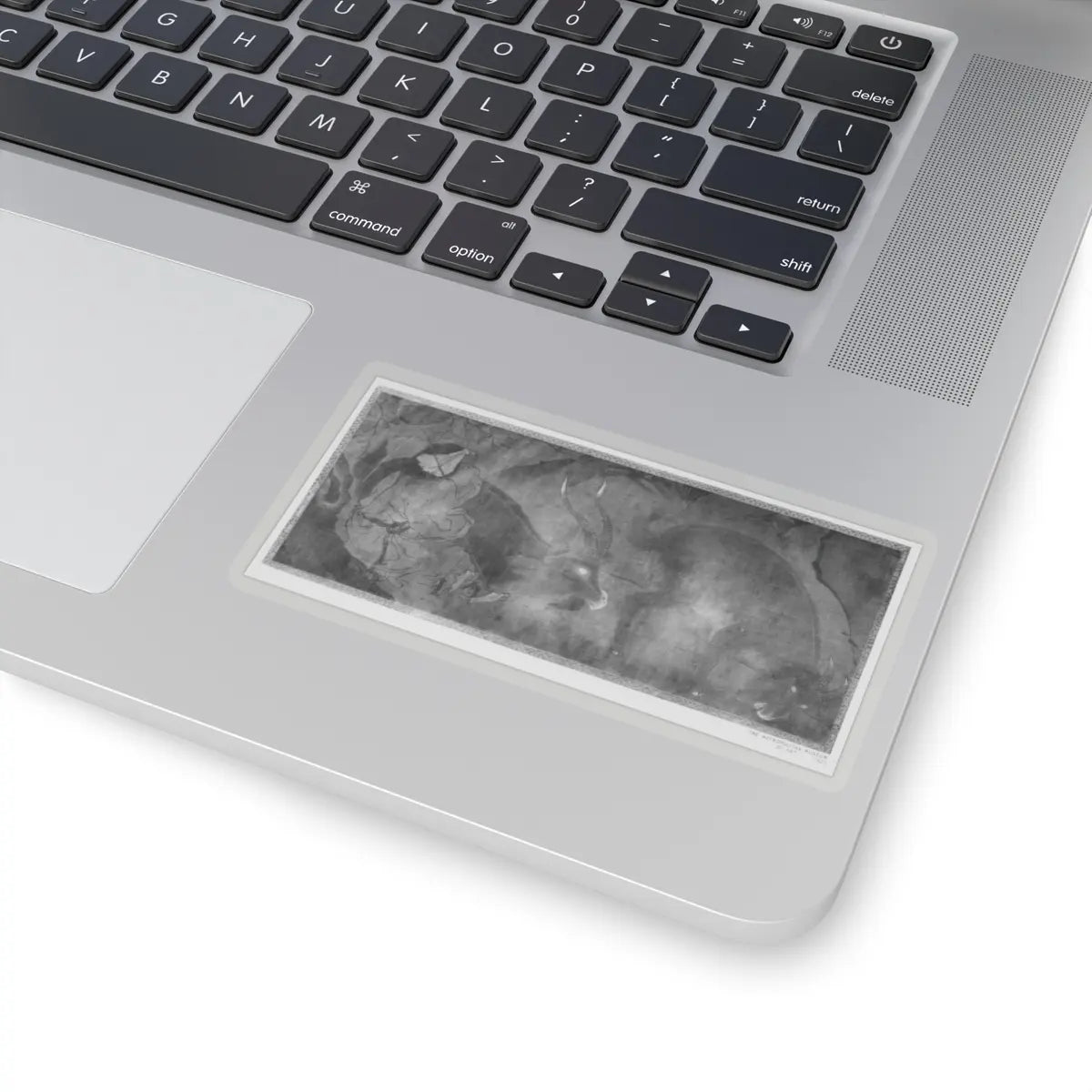 Unidentified artist - Boy with Two Goats - unknown - STICKER Vinyl Kiss-Cut Decal