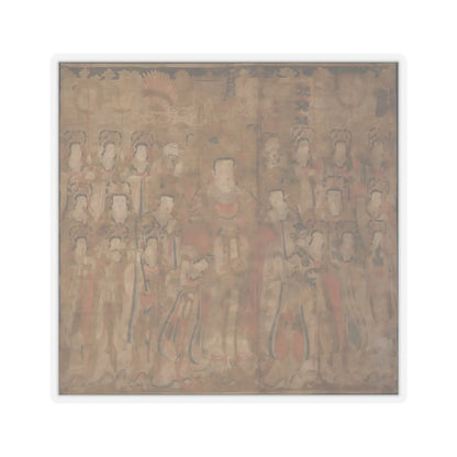 Unidentified artist - Brahma with Attendants and Musicians - late 16th century - STICKER Vinyl Kiss-Cut Decal