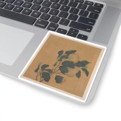 Unidentified artist - Branch of Tree with Fruit - unknown - STICKER Vinyl Kiss-Cut Decal