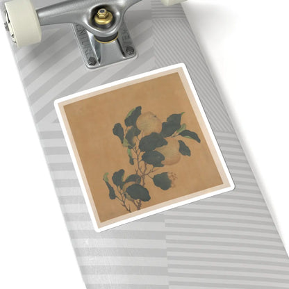 Unidentified artist - Branch of Tree with Fruit - unknown - STICKER Vinyl Kiss-Cut Decal