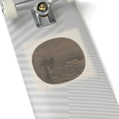 Unidentified artist - Bridge in Snow - late 10th century - STICKER Vinyl Kiss-Cut Decal